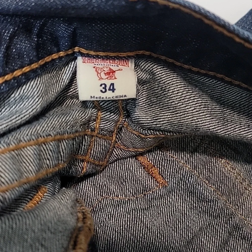 TRUE RELIGION BILLY BOOTCUT jeans 34x28, dark wash
